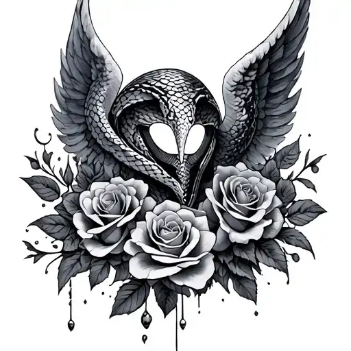 Angel Storm Mask Snake Roses