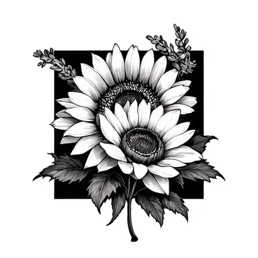 Sunflower And Poppy Flower And Lavender Flower And Daffodil And Water Lilly And Morning Glory