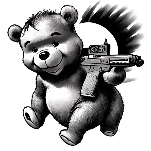 Winnie The Pooh With Scar-l