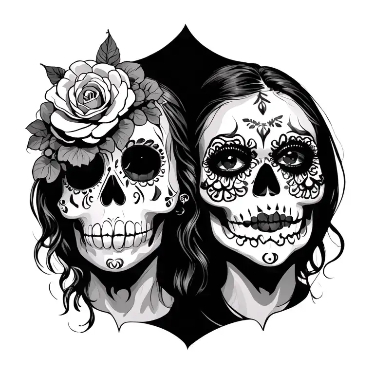 Couple Day Of The Dead