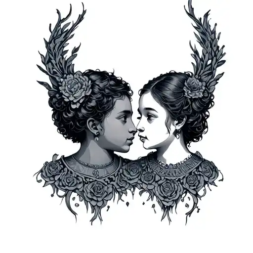 Two Brothers 1 Sister Symbolic