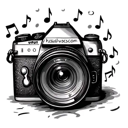 Camera And Music Notes