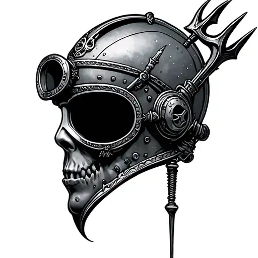 Trident Of Poseidon Diver Helmet