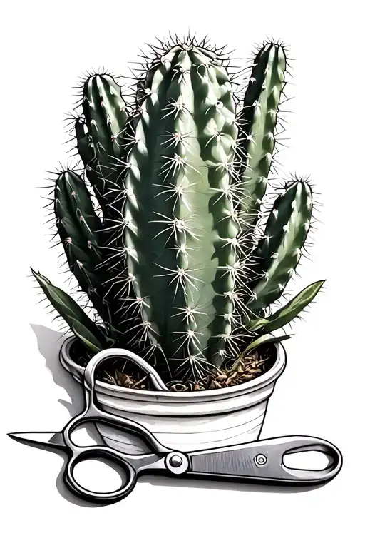 Cactus Handle Scissors