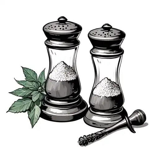 Rustic Salt And Pepper Mills