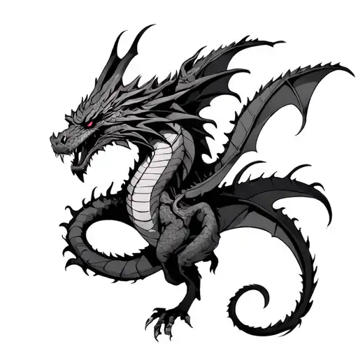 Dragon And Grimreaper