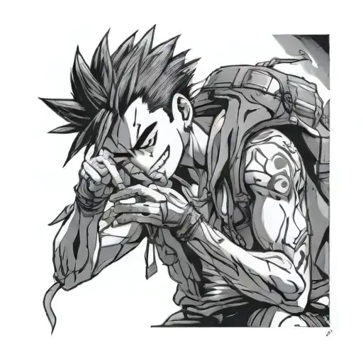 Gon Crying Before Killing Pitou