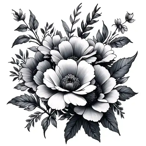 Birth Flowers Intertwined