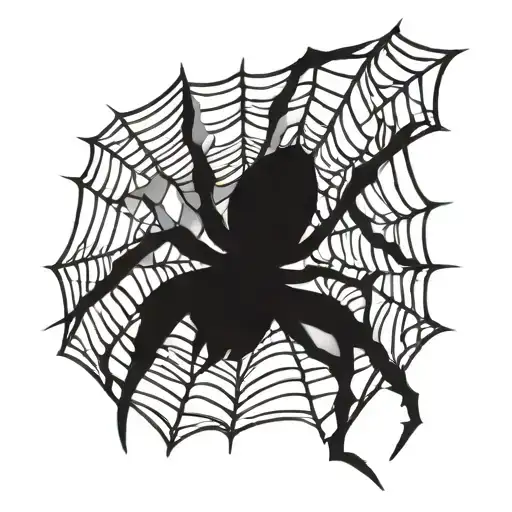 Numbers 7 1 4 Inside Spider Web