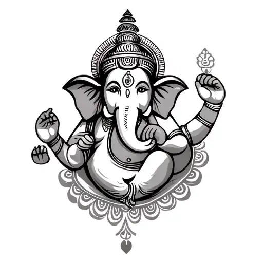 A And S In Marathi Font Forming Ganpati