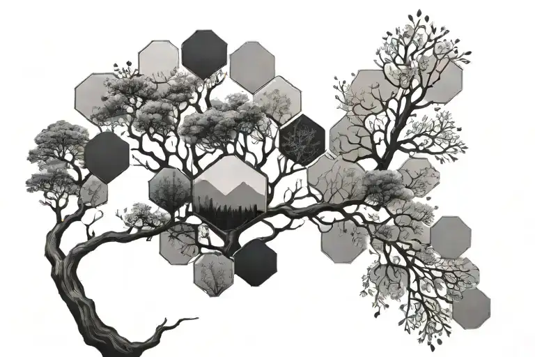 Hexagon Tree Growing