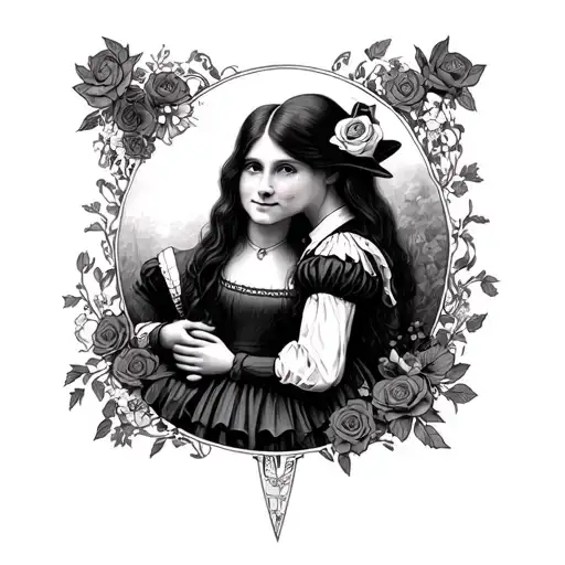 Alice Liddell And Lewis Carroll