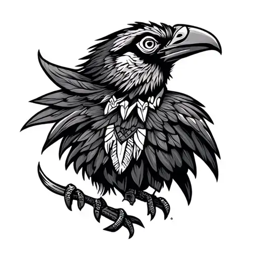 Mr Horsepower Bird Aztec Themed