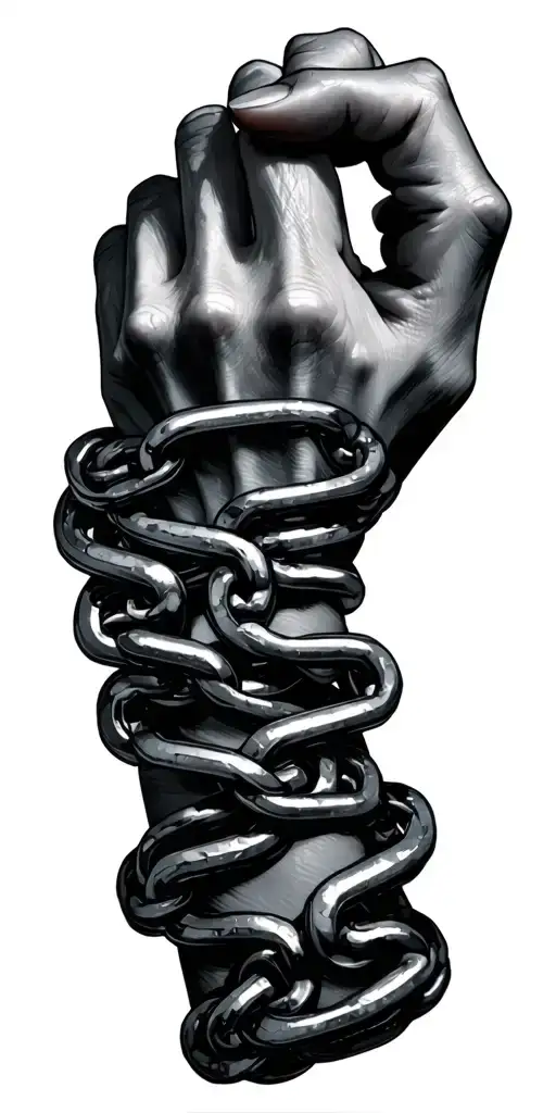 Chain Wrapped Around My Hand Holding