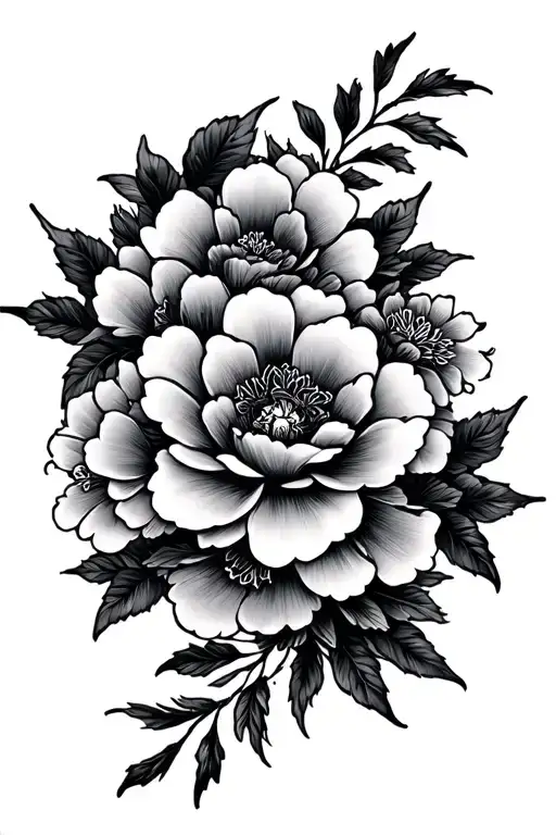 Japanese Floral With Sleep Token Band Logo