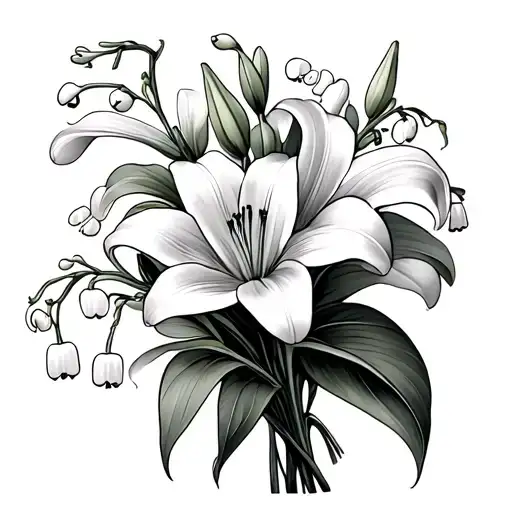 Lily Of The Valley Flower Bouquet