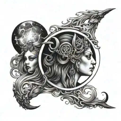 Triple Moon Goddess Hecate