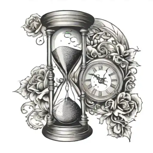 Clock Hourglass