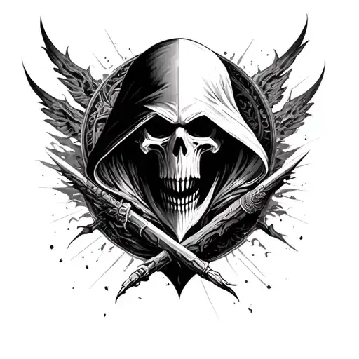 Reaper And Mythology Arm Sleeve