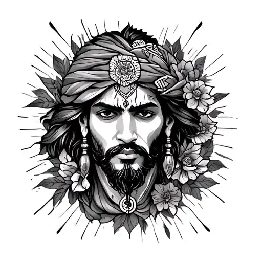 Kurdish Tatto For Arm Sleeve