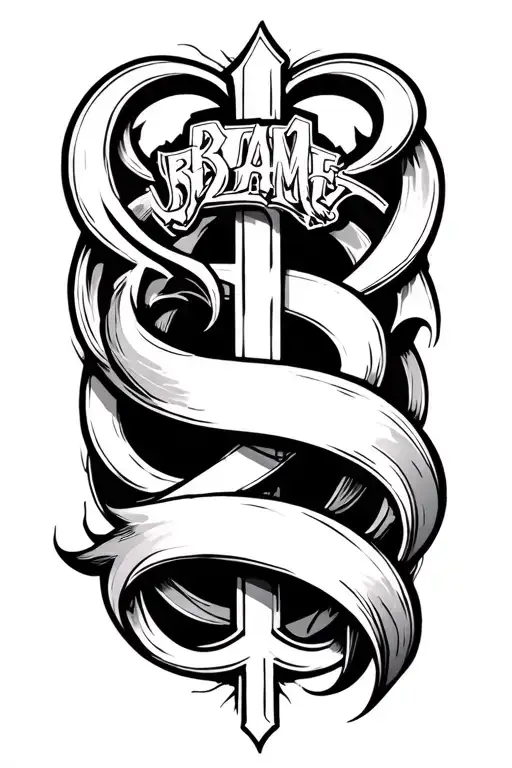 I Blame Society Symbol Intertwined