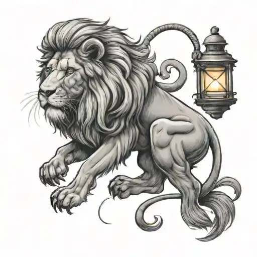 Lion With Lantern