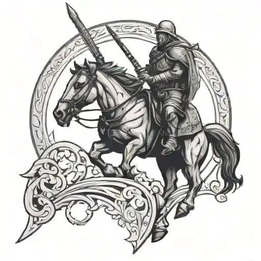 Horseman With A Sword