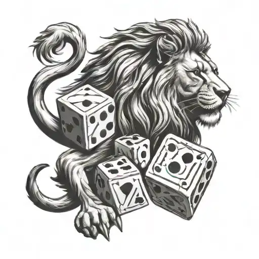 Lion Dice Rolling