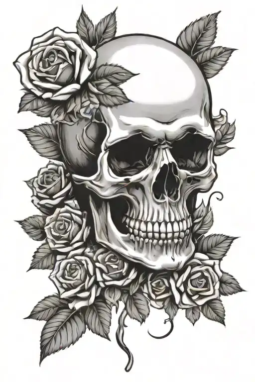 Skull And Roses