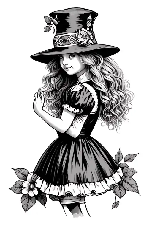 Hippie Alice In Wonderland