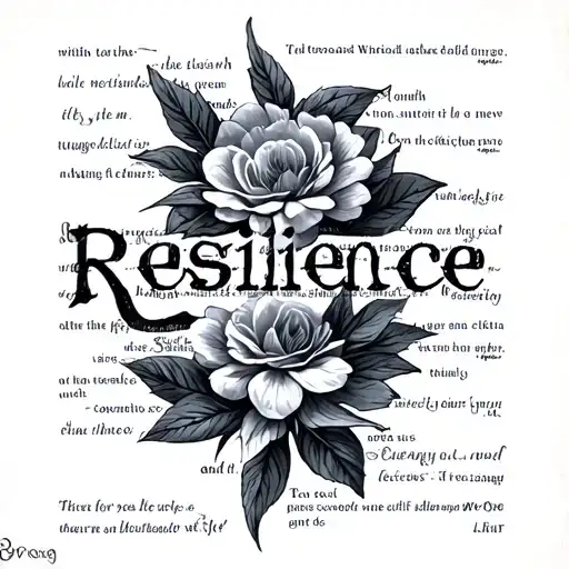 Resilience Word From Dictionary