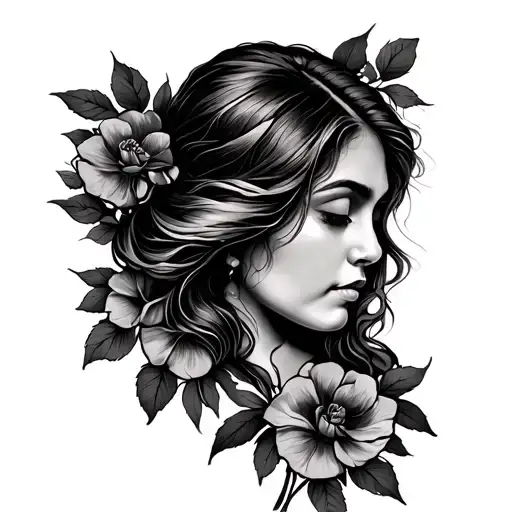 Mother Memorial Tattoo On Son