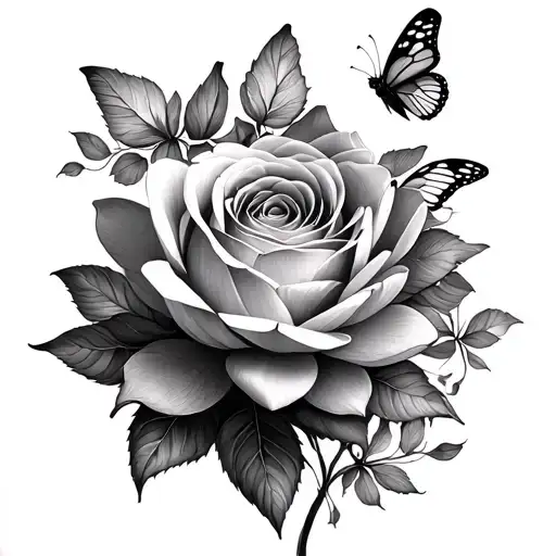 Roses Lotus Flowers Butterflies Faries