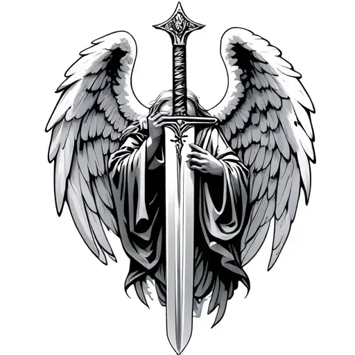 Guardian Angel With Sword