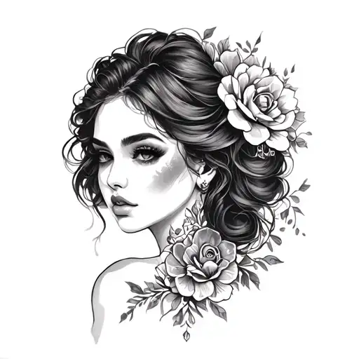 Feminine Tattoo Design