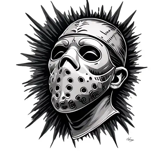 Asbestos Mask Surrounded