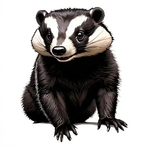 Happy Badger