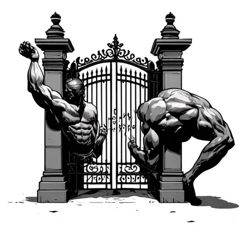 Due Ali Lifting The Gate