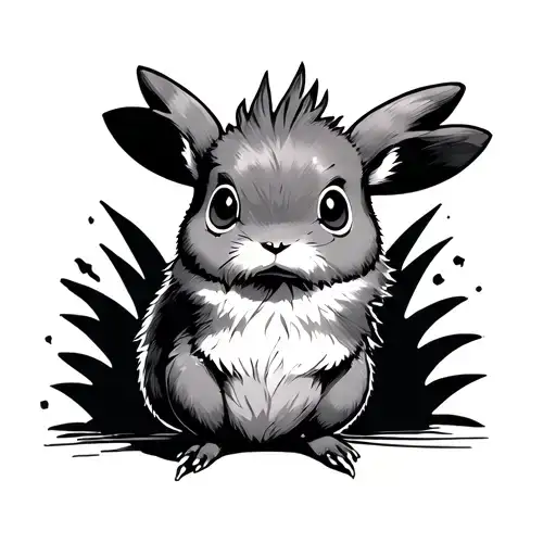 Just Be Confident Pika Standing