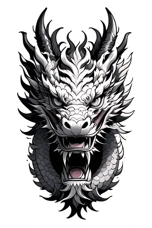 Full Face Pixiu Dragon