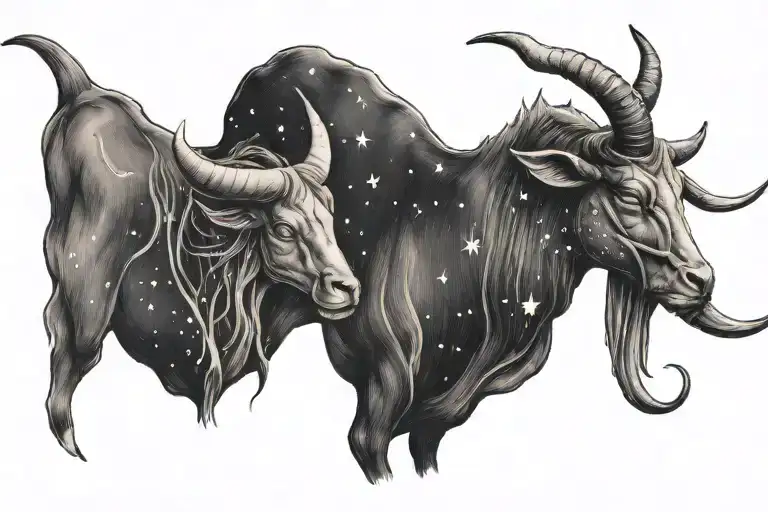 Taurus Capricorn Constellation