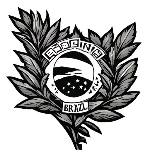 Brazil Logo On Travel Leg