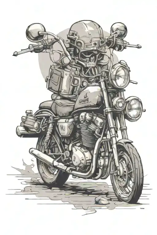 Motorcycle From Childhood To Adulthood Featuring