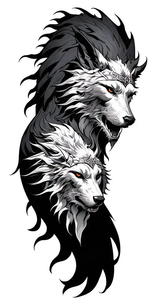 Skol And Hati Norse Myth