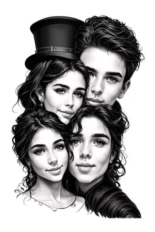 2 Brothers And Mother Family Tattoo To Cover The Inside Or Outside The Forearm