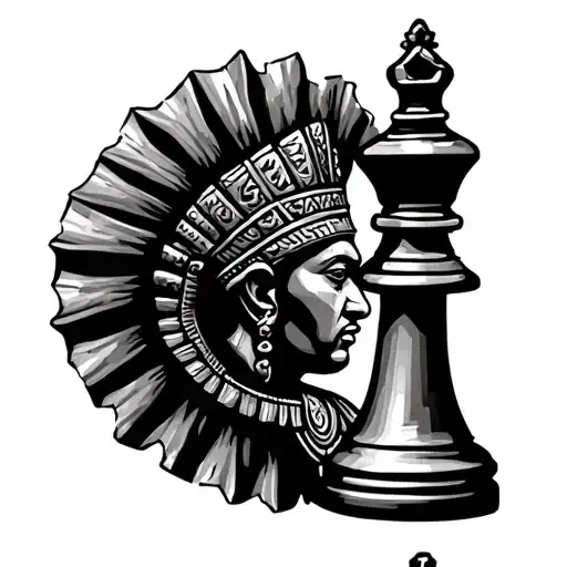 African King Chess Piece