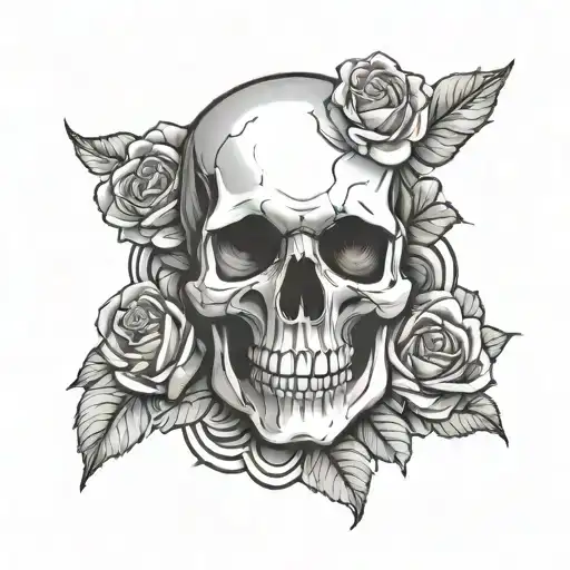 Skull And Roses
