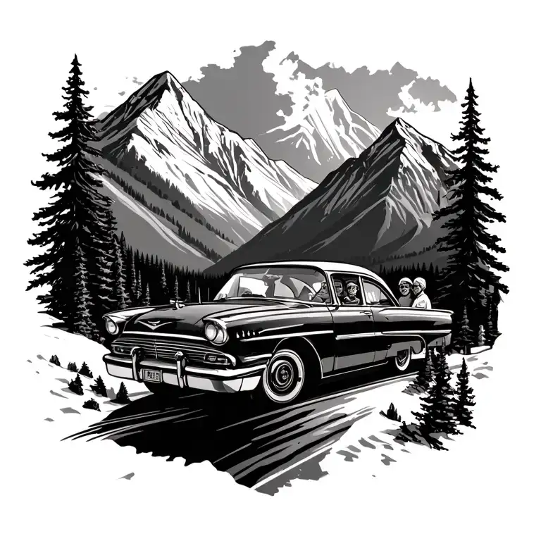 Family Roadtrip To Mountains