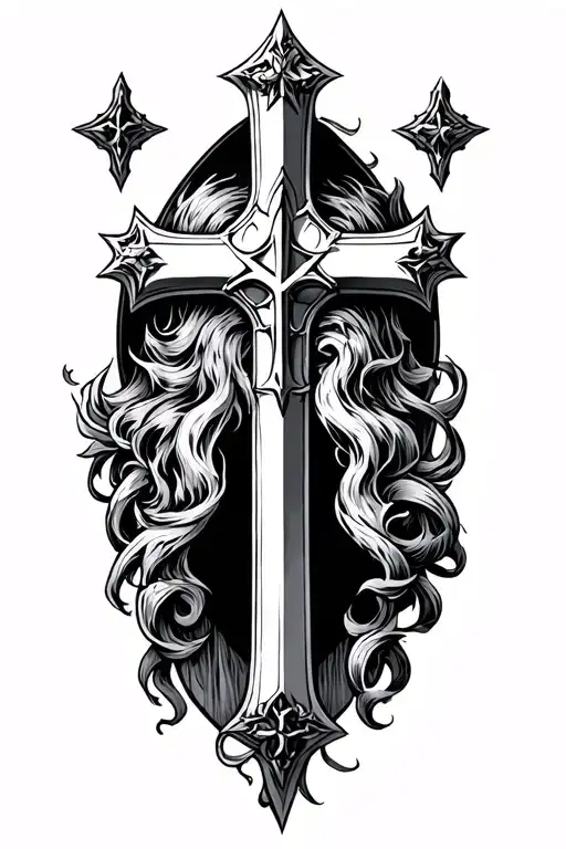 Crusader Cross God Will Vultten