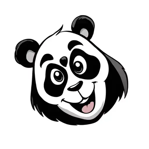 Cartoon Panda Smile